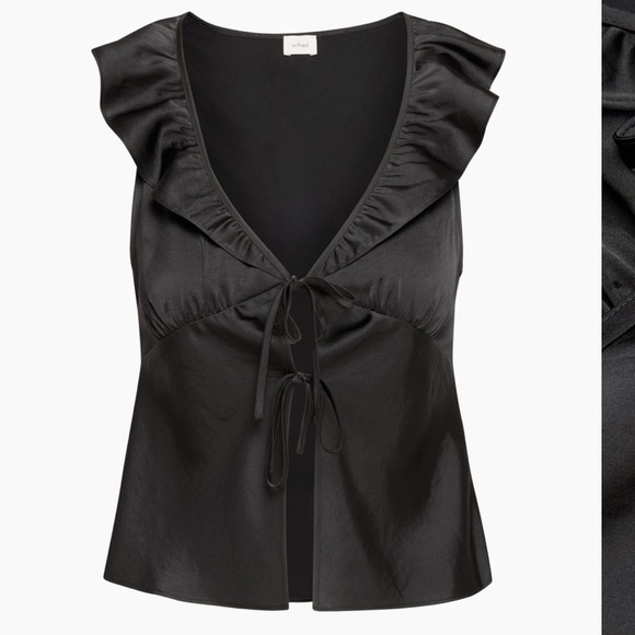 Aritzia Wilfred Tonka Satin Blouse - Picture 5 of 6